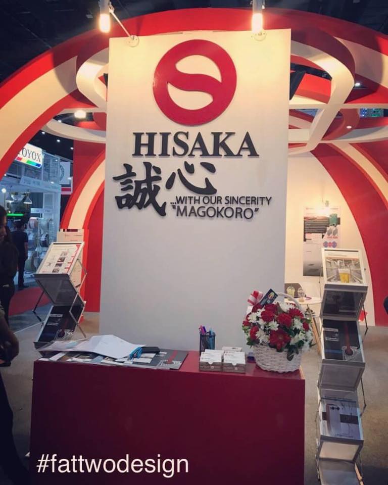 Design production Hisaka booth